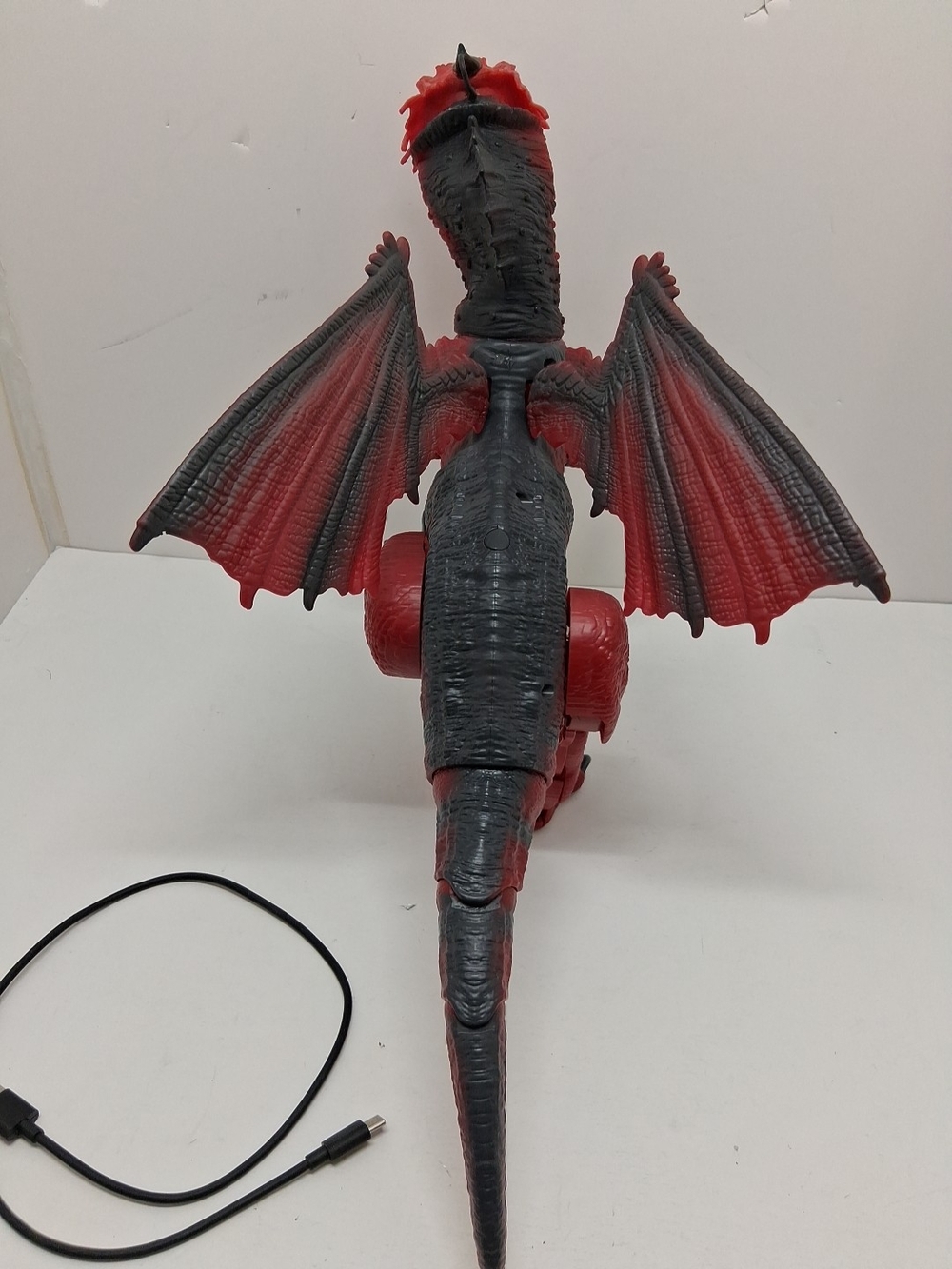 Red Remote Control Fire-Breathing Dragon Action Figure - Picture 7 of 12
